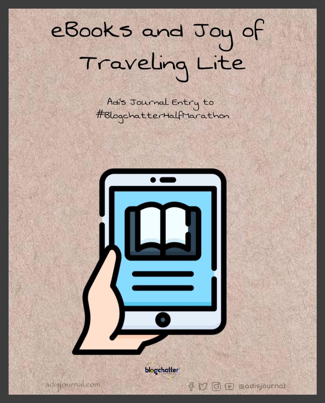 eBooks and a joy of traveling lite